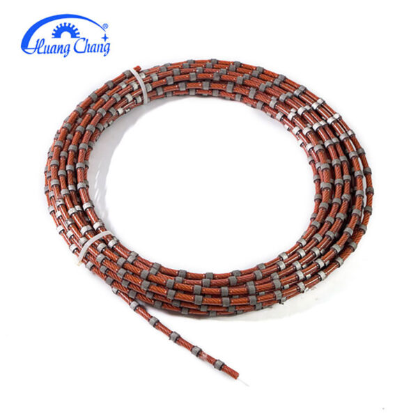 diamond wire cutting mining rope for granite marble jade concrete stone