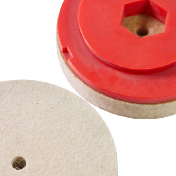 Полировальная подушечка Snail Lock Wool Welt Polishing Pad Шлифовальные подушечки для полировки камня — изображение 3