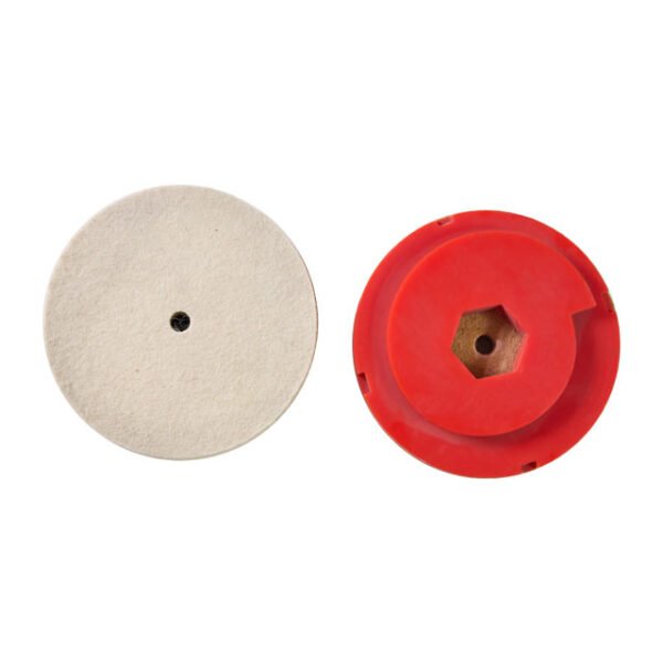 Полировальная подушечка Snail Lock Wool Welt Polishing Pad Шлифовальные подушечки для полировки камня — изображение 5